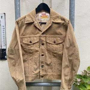 Vintage 60s: Levi's Big E Corduroy trucker Jacket - type III - Sand  (34 - XS)